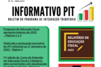 Informativo PIT nº 16 - Abril/2023