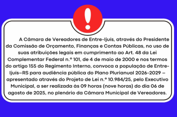 Convocação para Audiência Pública