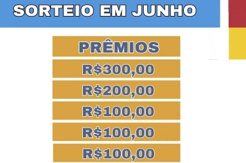 Nota Fiscal premiada terá sorteio de junho