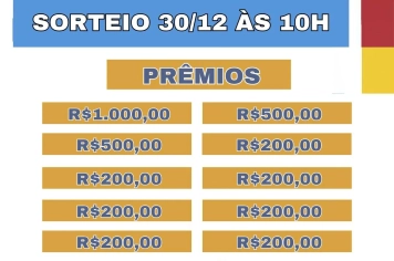 Sorteio da 2ª Edição do Nota Fiscal ocorre nesta terça-feira