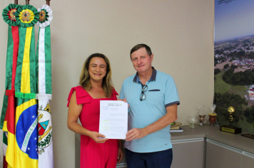 Executivo recebe a procuradora da mulher 