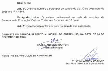 Divulgado o último número apto da Campanha Nota Fiscal Premiada
