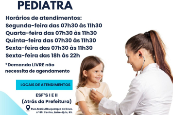 Horário de Pediatra