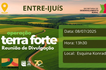 Operação Terra Forte ocorre na terça-feira 