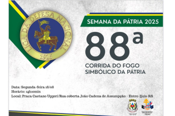Chegada do Fogo Simbólico da Pátria