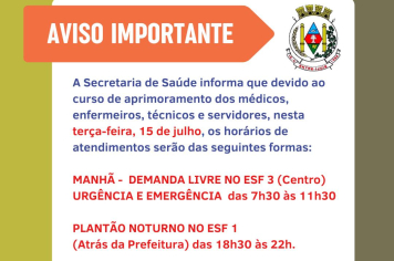 Aviso Importante