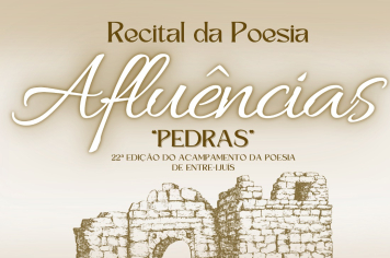 Recital da poesia ocorre no dia 25 de abril