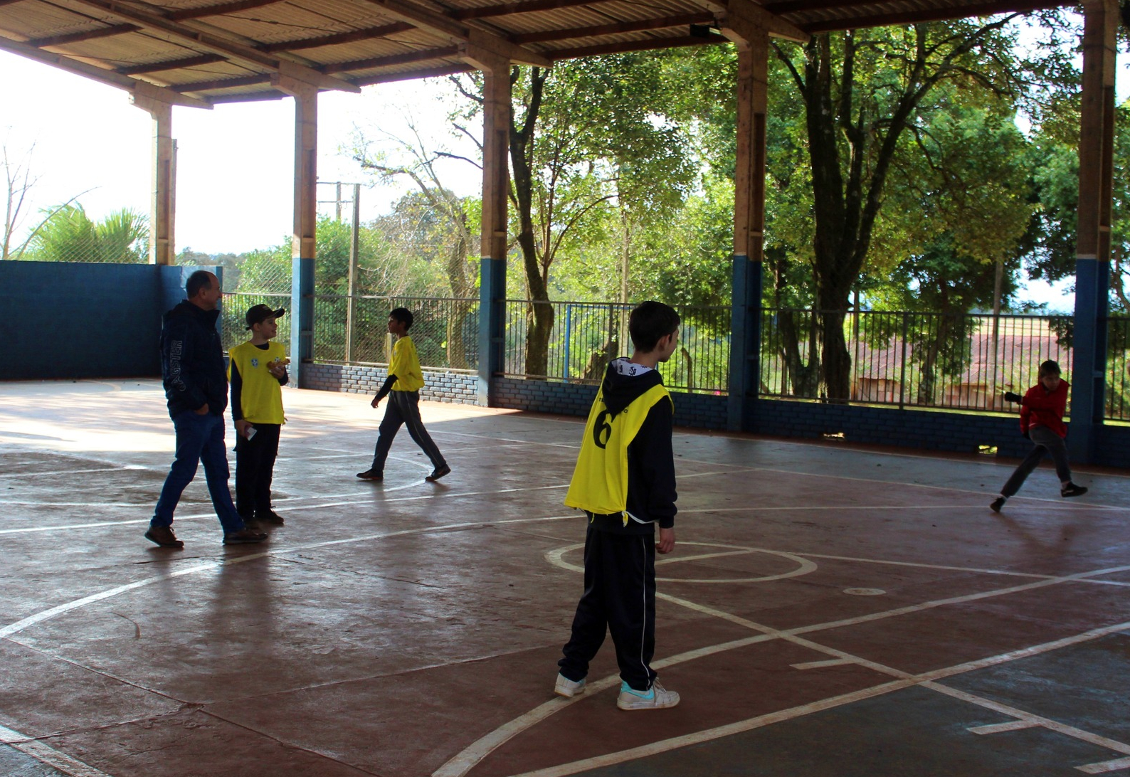 Executivo realiza visita na escola São Paulo da Esquina Gaúcha