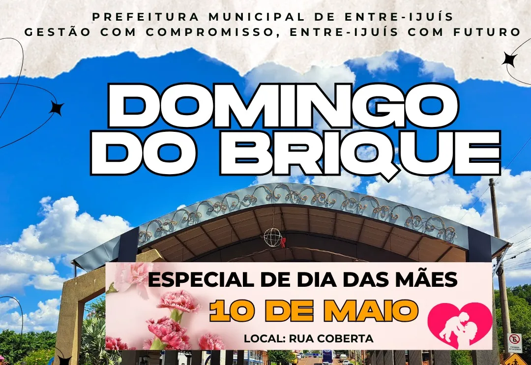Domingo do Brique será alusivo ao Dia das Mães