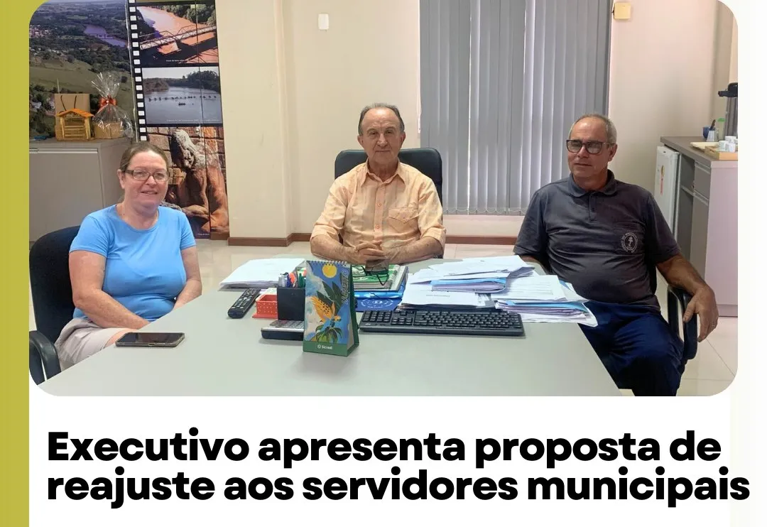 Executivo apresenta proposta de rejuste aos servidores municipais